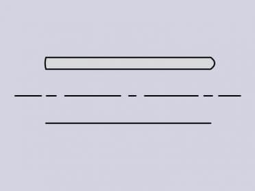 Straight handles are used when the hand has to be positioned at different points of the handle during a work step. This is often the case with carpenters' pincers and concreters' nippers.