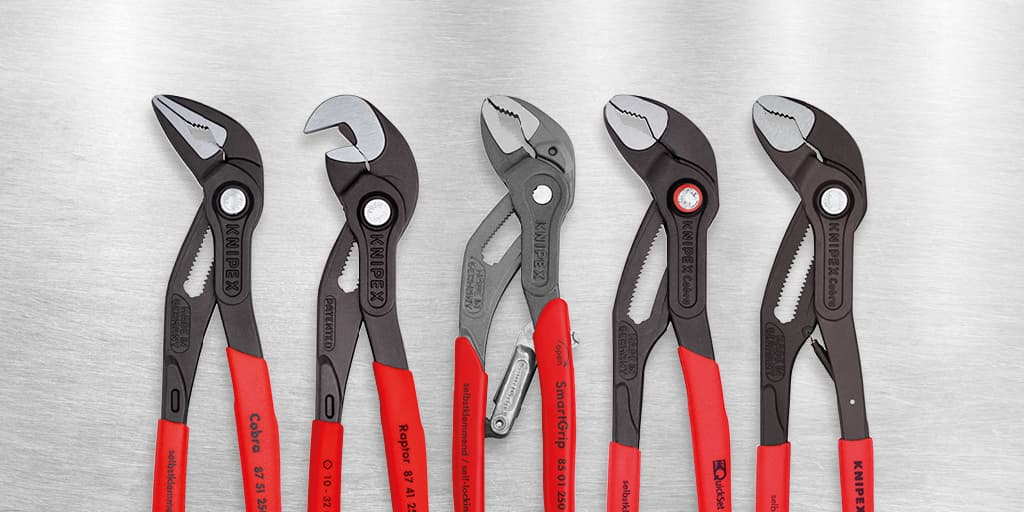 KNIPEX Cobra® and the dear Relatives: Variants of the High-Tech Water Pump Pliers