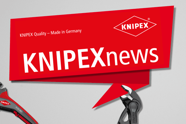 KNIPEX tools with the KNIPEXnews graphic